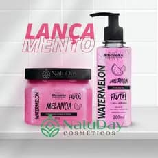 Kit Esfoliante + Hidrante Corpo & Rosto  Melancia | - Rhenuks