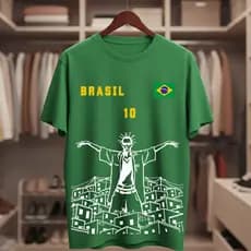 Camiseta Sabotage Brasil Copa do Mundo Futebol 2026 Streetwear Aesthetic Camisa Qualidade Premium