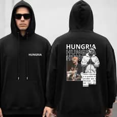 Moletom Blusa de Frio Canguru Hungria Estampa Exclusiva Streetwear Música Hiphop