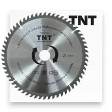 Lâmina Serra Circular TNT 10" 250mm x 30mm x 60 Dentes Disco Corte Madeira MDF 60 Dentes - TNT1503