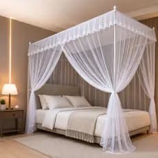 Armação Branca Reforçada Para Mosquiteiro Palácio *Oferta