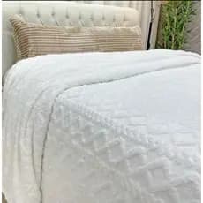 Cobertor Manta  FLUFFY Cobre Leito Aconchego casal  Queem  2,40 x 2,60 COM FRONHA PROMO RELAMPAGO