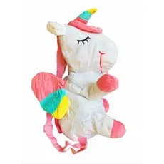 Mochila Unicórnio Pelúcia De Macia Fofo