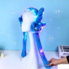 Protetor De Orelha Stitch COM LED  Infantil De Pelúcia Fofo para o Inverno Presente para Crianças