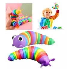 Brinquedo Lesma Caracol Lagarta De Minhocas Alivia o Estresse