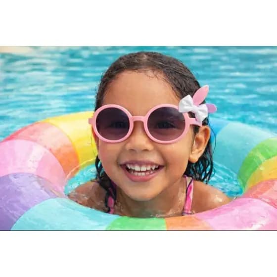 Óculos de Sol Infantil – Tema Orelha de Coelho | Cor Rosa