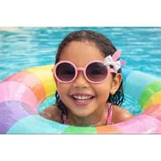 Óculos de Sol Infantil – Tema Orelha de Coelho | Cor Rosa