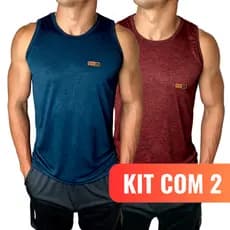 Kit 2 Camisa Dry fit Masculino Regata Kit com duas Camisetas de academia masculina Treino