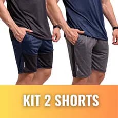 Kit 2 Short Masculino Dryfit Premium Bermuda Masculina Academia Malha Drifit Shorts para Esportes