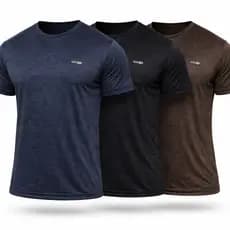 Kit 3 Camisetas Masculinas Dry Fit Academia Treino Corrida Fitness Leve
