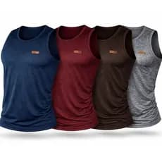 Kit 4 Regatas Masculinas Dry Fit Academia Treino Fitness Leve