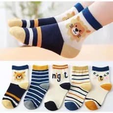 Kit Meias Infantis Menino Cano Longo | Estampadas | 3–24 Pares