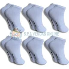 Meia Soquete com Algodão - Kit de 3 a 24 Pares