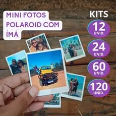 Mini fotos Polaroid ímã de geladeira COM 12,24,36,60,100 UNIDADES