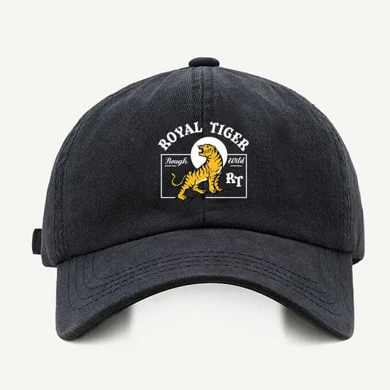 Bone baseball Masculino Bege Preto Branco Royal Tiger