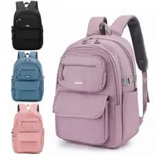 Mochila coreana de grande capacidade mochila escolar impermeável unissex