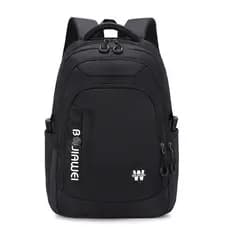 Mochila feminina casual e versátil leve e à prova d'água com grande capacidade para estudantes e computador