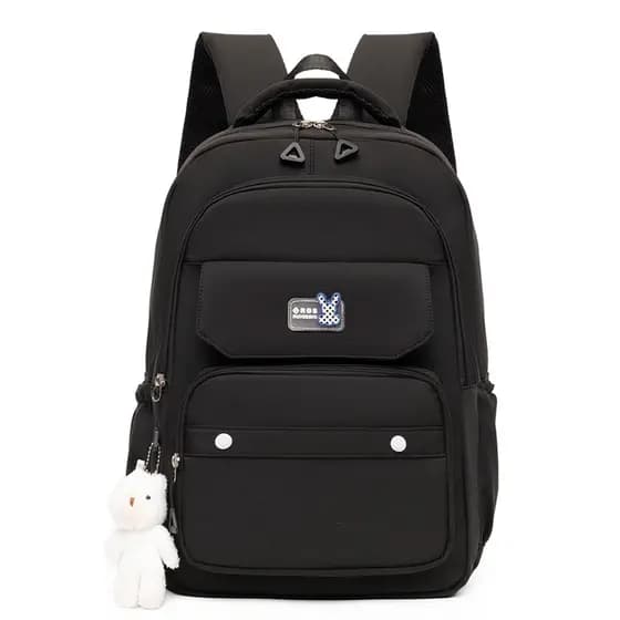 Mochila Feminina unissex para escola Trabalha Nylon impermeável 25506