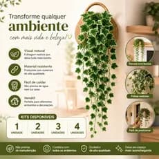 Folhagem Verde Artificial realista Cascata Pendente Para Decoração interiores Parede jardim vertical