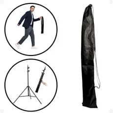 Bolsa Bag 80 Cm P/ Tripé Universal Girafa 1,80m ou 2,10m Iluminação Pesca Uso Geral