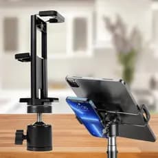 Suporte Celular Tablet Com Ball head Adaptador para Tripé 1/4