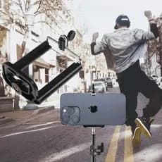 Suporte Clipe p/ Celular Iphone Android Tripe Pedestal 1/4