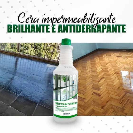 Impermeabilizante Belpiso Auto Brilho 1L Cera Líquida Pronto Uso