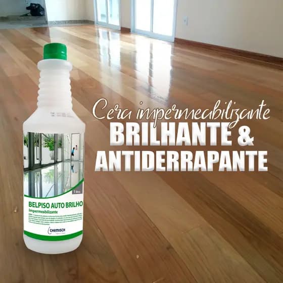 Cera Líquida Auto Brilho 1L Para Laminados Madeiras Incolor