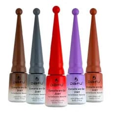 Esmaltes em Gel 3 em 1 DAFU Tons Marrom Nudes  Francesinha Brancos Vermelhos Vinhos LED/UV Unhas 5ml