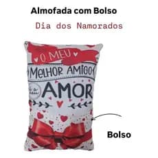 Almofada personalizada - DIA DOS NAMORADOS 2026 / Lembrancinha para Cesta/Casal