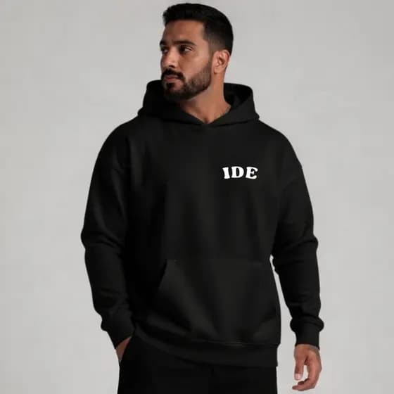 Moletom Masculino Canguru IDE Cristão Católico Evangelica 100% Algodão Blusa de Frio Do P Ao GG