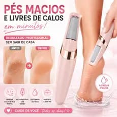 Lixa de Pé Elétrica Recarregável à Prova Dágua Removedor de Calos USB Pedicure Bivolt