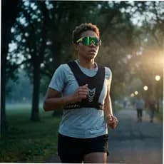 Óculos de Sol Ciclismo Esportivo Polarizado UV400 Visor Único Verde Performance Bike Corrida