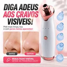 Removedor de Cravos e Espinhas a Vácuo Limpeza Facial