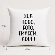 Capa de Almofada Personalizada Você Escolhe a Estampa 40x40 com Zíper (somente a capa )leia a descrição do anúncio