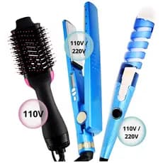 Kit Esova Secadora + Chapinha Titanium + Modelador De Cachos