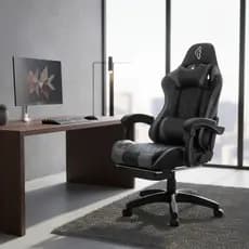 Cadeira Gamer Ergonomica FOHAR WGC100 Ajustável Reclinável Giratoria Custo Benefício