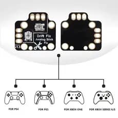 Kit 2x Drift Fix para Controle – Reparo do Analógico 3D para Xbox One, Series, PS4 e PS5