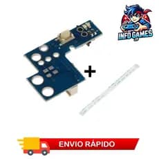 Botão Power Reset com Flat Cable PS2 Slim 90000 – Peça de Reposição Compatível