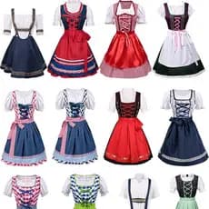 O novo traje de carnaval de Halloween alemão da Oktoberfest