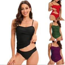 Comércio exterior maiô senhoras conservador Split maiô feminino mais magro olhar biquíni maiô capa barriga biquíni