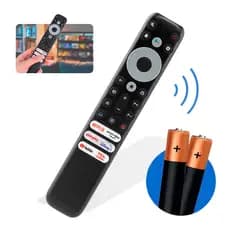 Controle Remoto Tv Tcl Smart Netflix Globoplay Prime Disney + 2 Pilhas