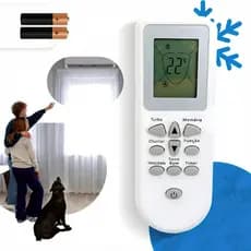 Controle Remoto Para Ar Condicionado Consul Split Bem Estar + 2 Pilhas - Montza