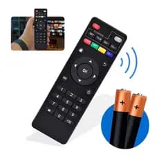 Controle Remoto Para Tv Box Smart 4K HD Aparelho Digital Universal +2 Pilhas