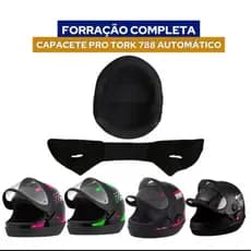 FORRAÇAO CAPACETE PRO TORK AUTOMÁTICO (estilo San Marino)