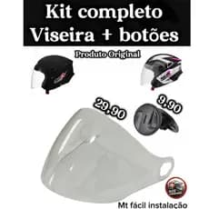 VISEIRA ORIGINAL CAPACETE LIBERTY 3 ABERTO