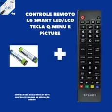 Controle Remoto Compatível com Tv L G  Smart Led/ Lcd Tecla Q.MENU e PICTURE AKB74915321 S K Y-8051