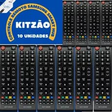 KIT CONTROLE REMOTO SAMSUNG SMART HUB 10 PEÇAS
