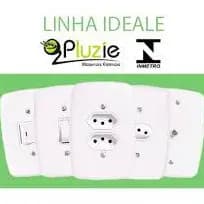 Tomada e Interruptor Pluzie LINHA IDEALE 10A/ 20A