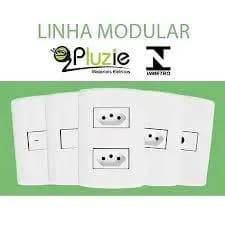 Tomada e Interruptor Pluzie LINHA MODULAR 10A/ 20A